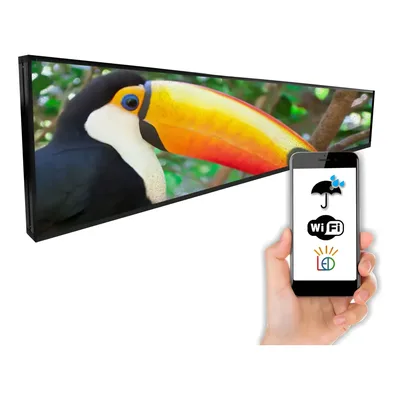 Painel De Led - Letreiro Digital Externo Imagem P5 Wi Fi