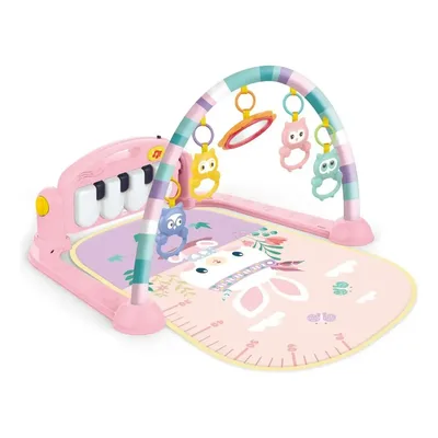 Tapete Interativo Teclado Musical Cor Rosa