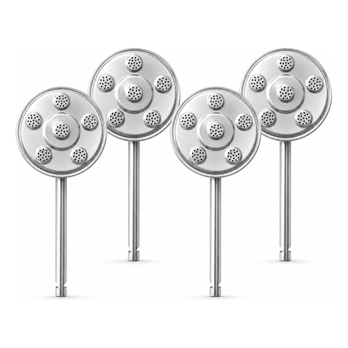 Kit 4 Queimador Caulim Inox P/ Fogão Industrial Alta Pressão