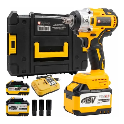 Chave De Impacto Bateria Lítio 48v Recarregável Brushless