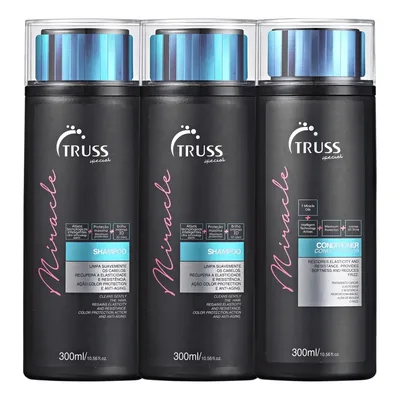Kit Truss Miracle Double Shampoo Trio (3 Produtos)