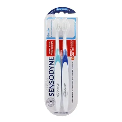 Pack Escova Dental Sensodyne Gentle Com 2 Unidades