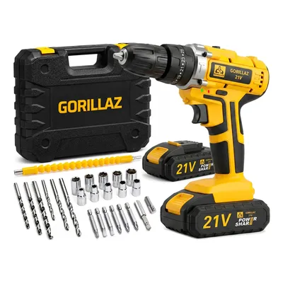 Parafusadeira Furadeira De Impacto 21v 10mm A Bateria