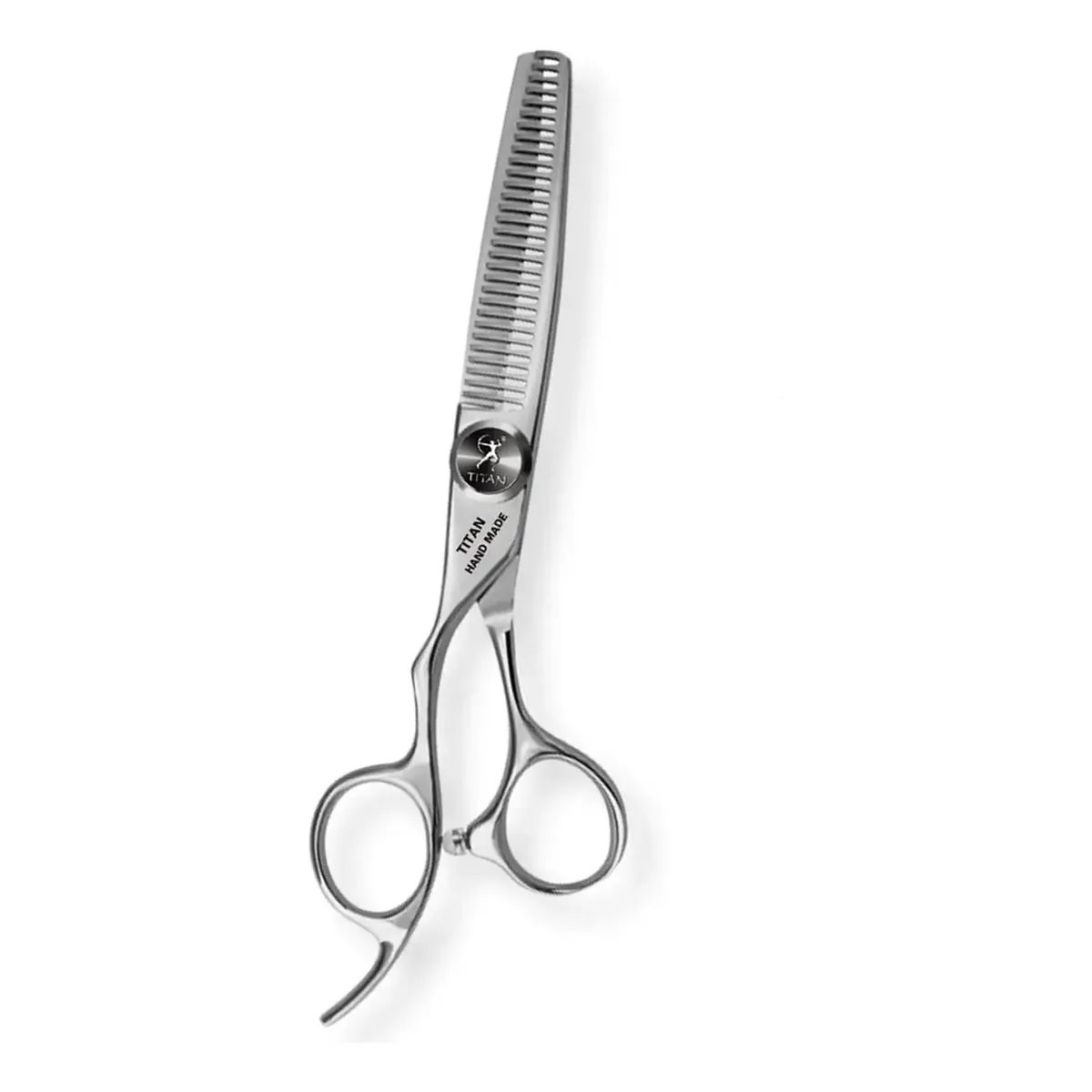 Tesoura Para Canhoto Desbaste Titan Left Lt630 6.5 Polegadas