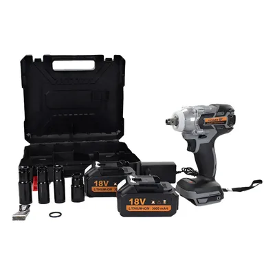 Chave Impacto Brushless 18v Maleta 2 Baterias 4 Soquetes
