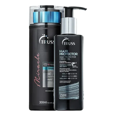 Kit Truss Miracle + Hair Protector Duo Care (2 Produtos)