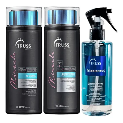 Kit Truss Frizz Zero Miracle (3 Produtos)