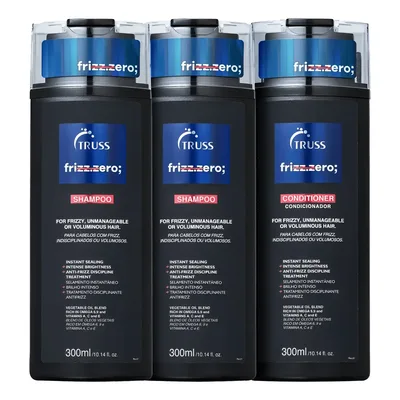 Kit Truss Frizz Zero Trio Beauty (3 Produtos)