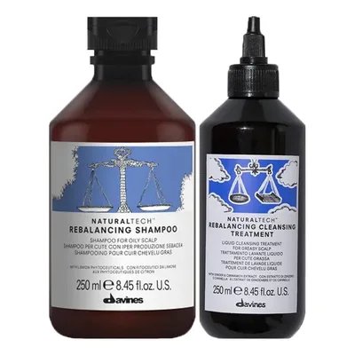 Kit Davines Natural Tech Rebalancing - Sh E Tratamento