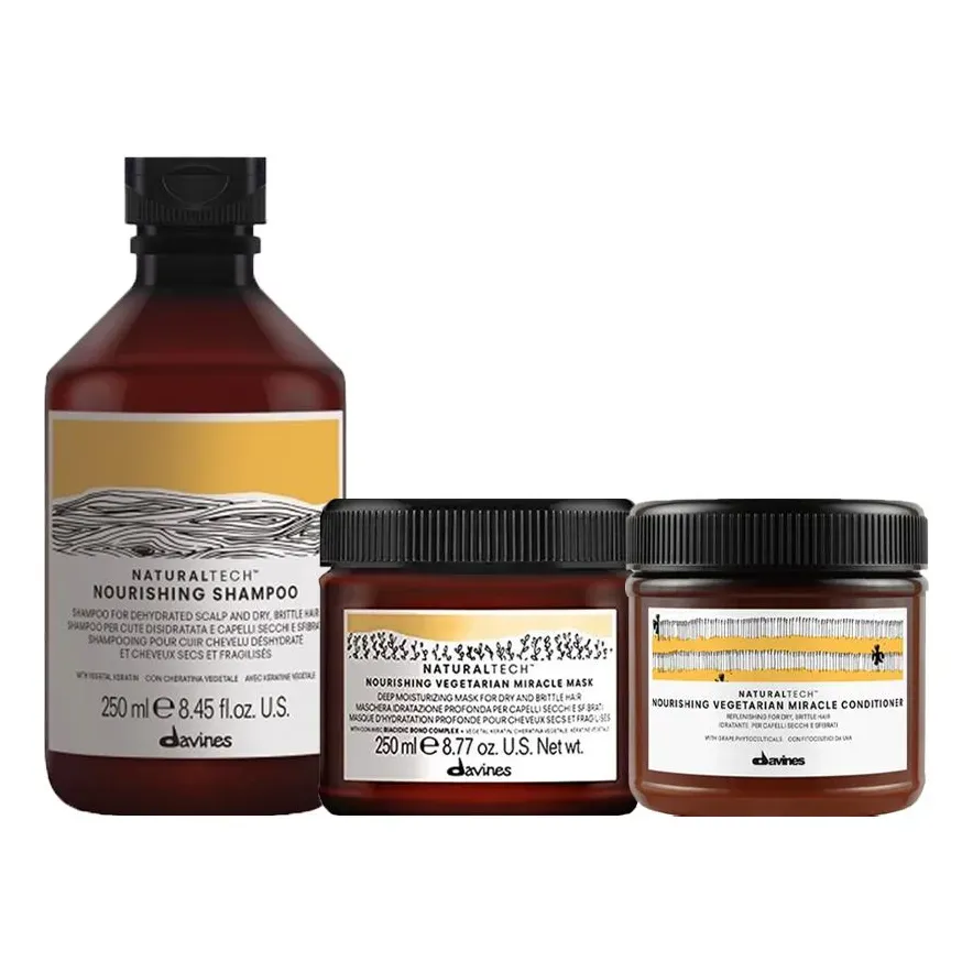 Kit Davines Natural Tech Nourishing-sh E Cond E Másc Miracle