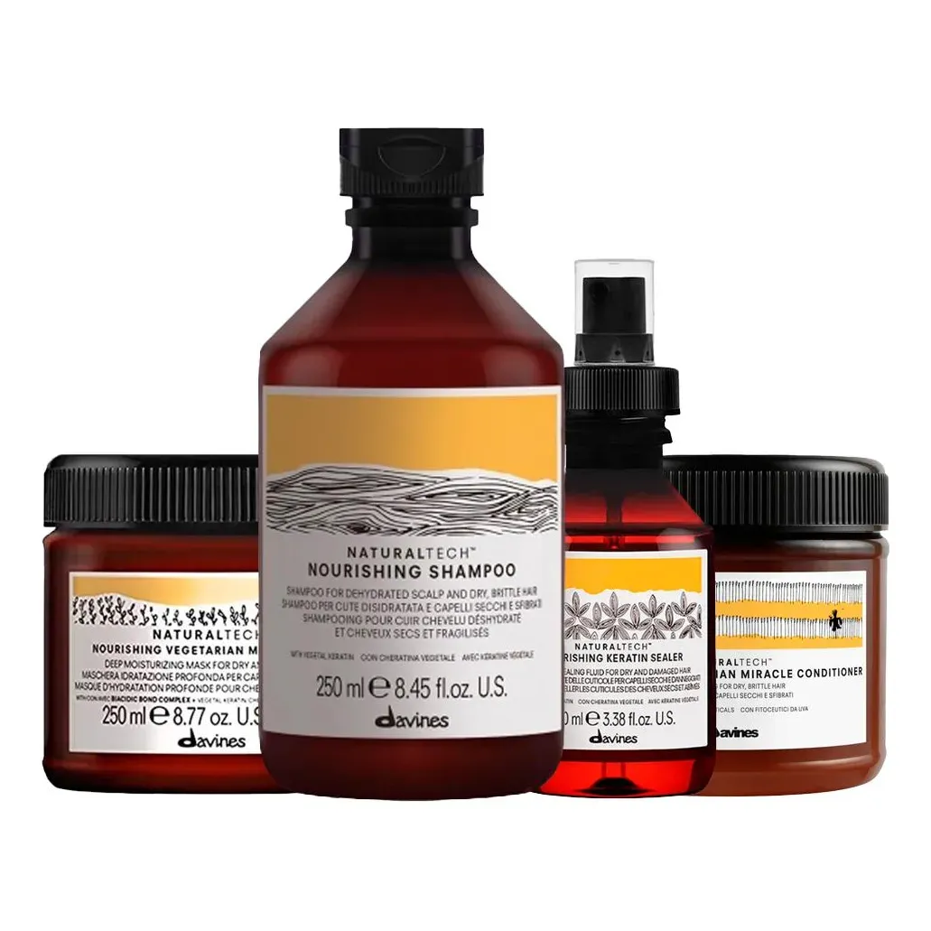 Kit Davines Naturaltech Nourishing-sh E Cond E Másc E Fluído