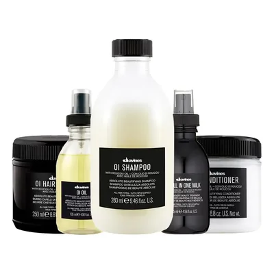 Kit Davines Oi -sh E Cond E Manteiga E Spray Finaliz + Óleo