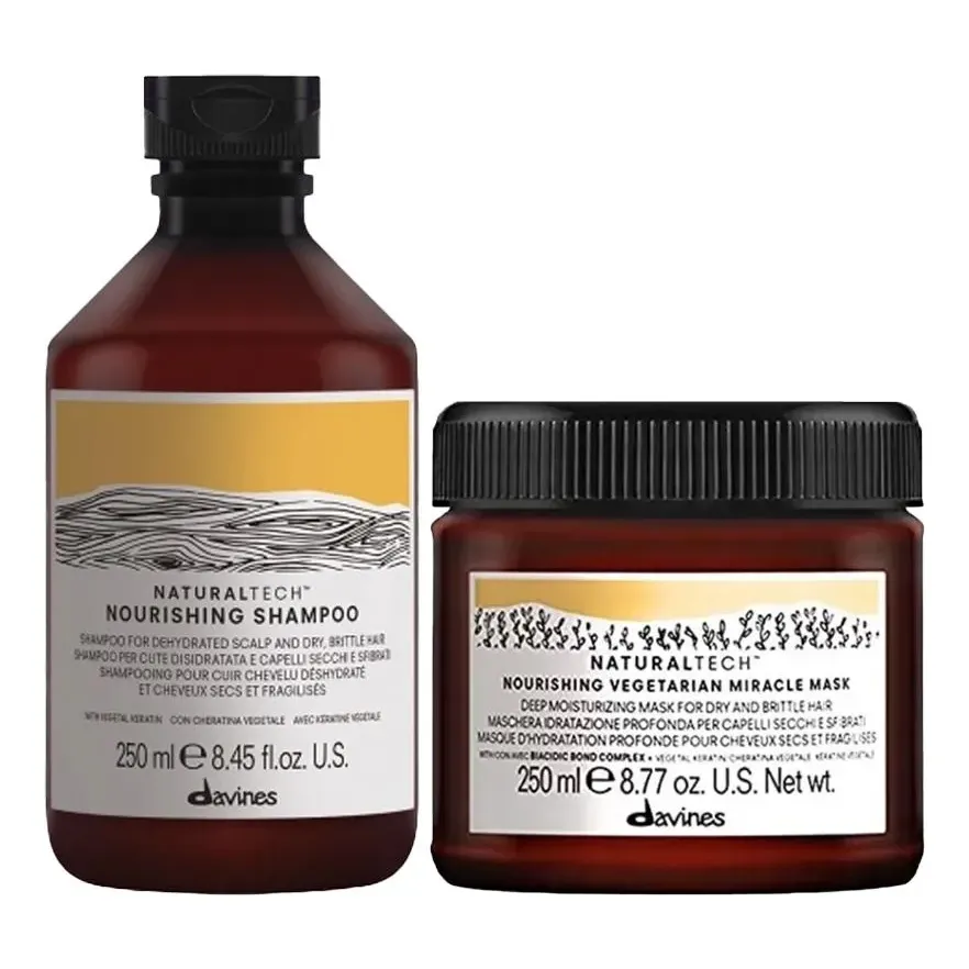 Kit Davines Natural Tech Nourishing - Sh E Másc Miracle