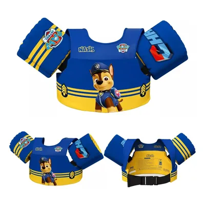 Boia Infantil Patrulha Canina Chase Colete Salva Vidas Azul