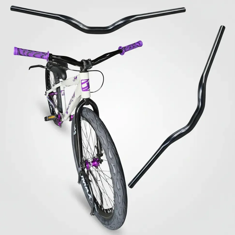 Guidão Voador Tipo Kalin Bike Grau Gios Hupi Vikingx 31.8mm