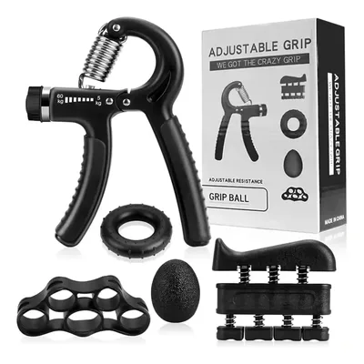 Kit Hand Grip Para Fortalecimento De Mãos Dedos Fisioterapia