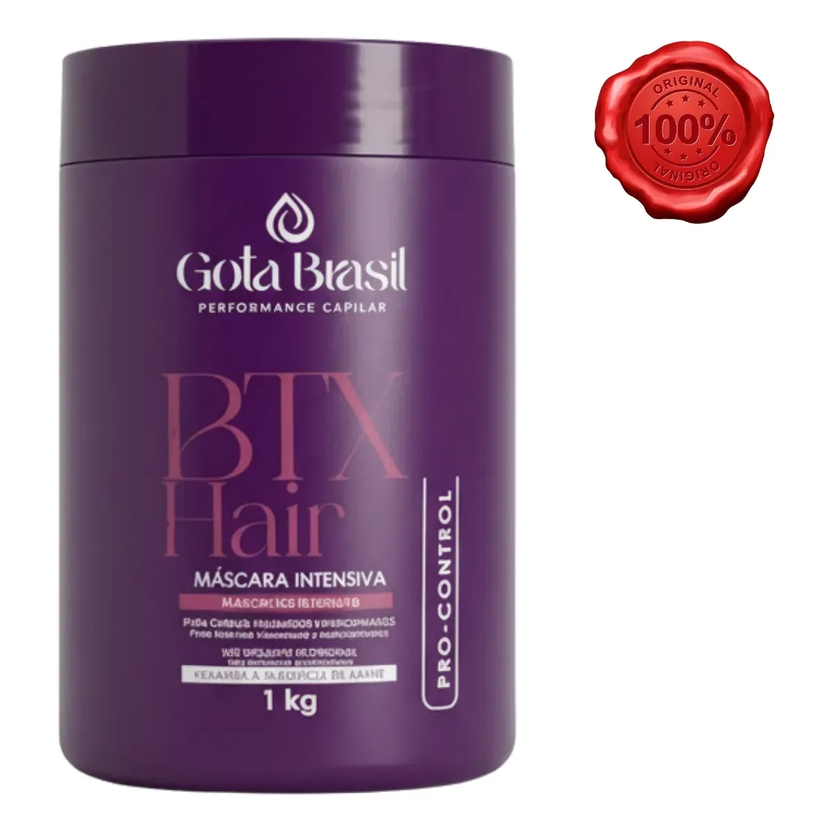 Máscara Ultra Hidratante Btx 1kg Sem Formol Liso Perfeito