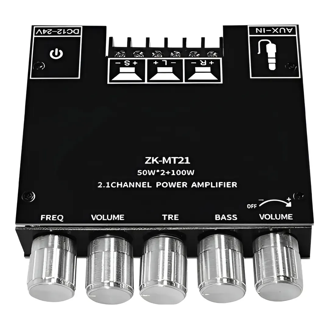 Placa Amplificadora De Subwoofer Estéreo2.1 Zk-mt21bluetooth