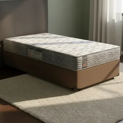 Cama Box Com Colchão De Espuma D33 Ortobom Iso 100 Solteiro