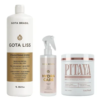 Kit Completo Progressiva Organica Hidratação Pós Quimica Sos