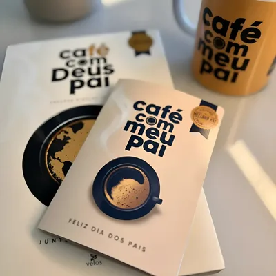10 Card Livreto Café Com Meu Pai Dia Dos Pais Sem Café.