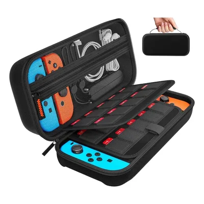 Bolsa Estojo Capinha Resistente Para Nintendo Switch Preto