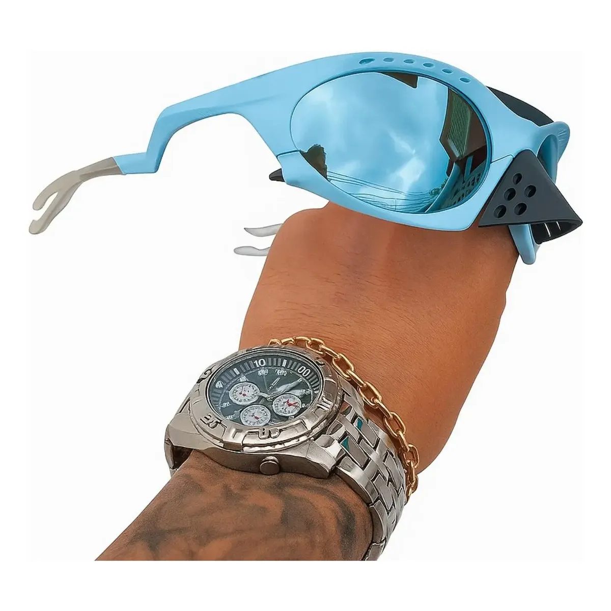 Oculos De Sol Estilo Mitic Podi Plantar Uv400 Trav Azul Bebe