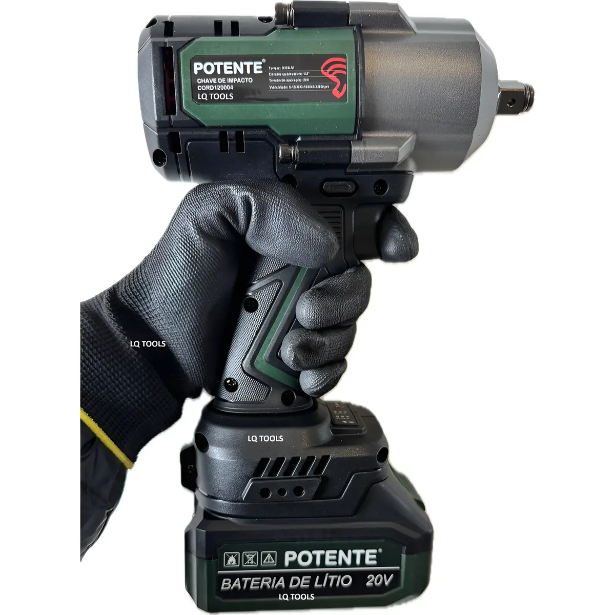Chave De Impacto A Bateria 1/2 - 91,7kg 900 Nm Para Carros