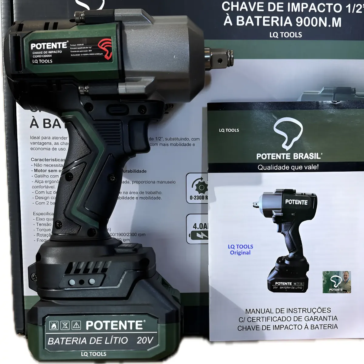 Chave De Impacto A Bateria 1/2 - 91,7kg Carros E Utilitários