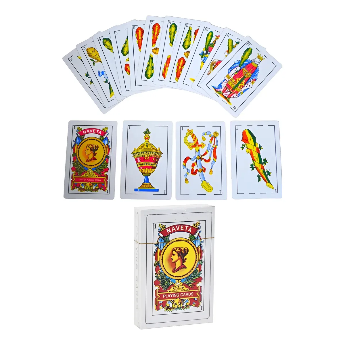 Baralho Espanhol 48 Cartas Truco Canastra Baralho De Cartas