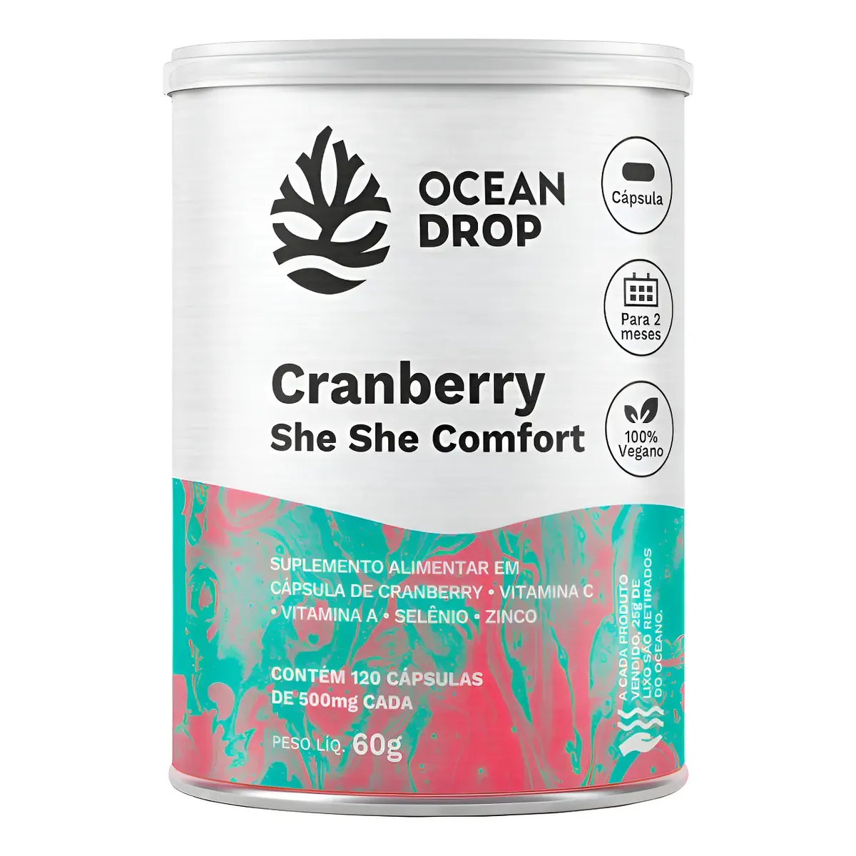 Cranberry She She Confort Ocean Drop Selênio Vitamina A, C