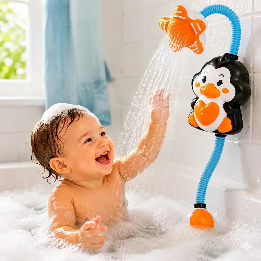 Chuveirinho Automático Infantil Banho Mais Feliz