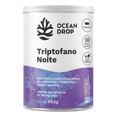 Triptofano Noite Ocean Drop Magnésio Bisglicinato Niacina B6
