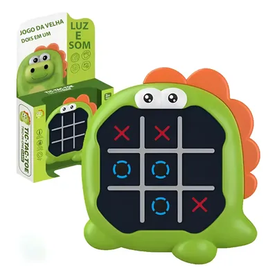 Brinquedo Jogo Da Velha Eletrônico Digital Portátil Tic Tac