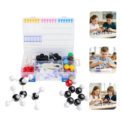 Kit 207 Modelo De Estrutura Molecular Para Química 3d