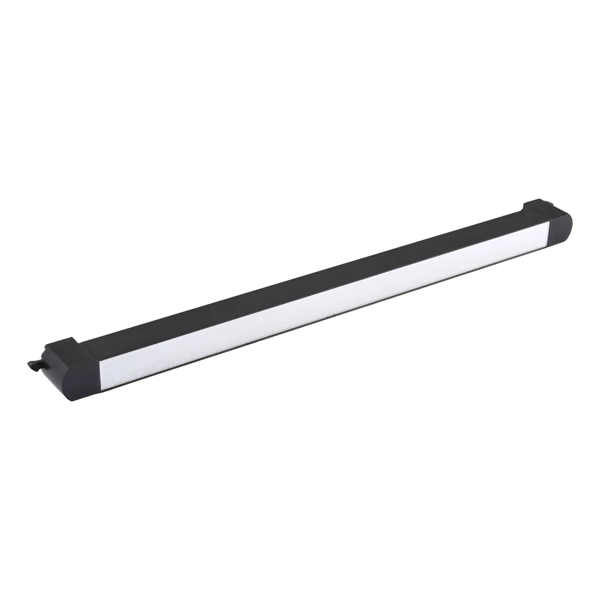 Luminária Linear De Trilho Led 40w Preto 6000k Branco Frio