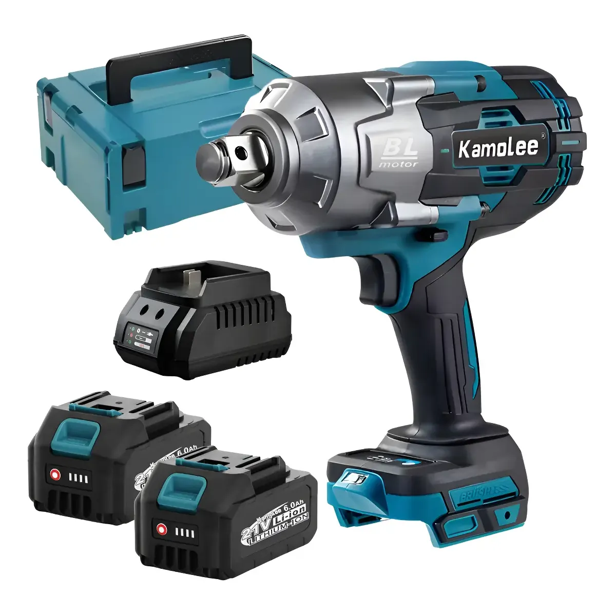 Chave De Impacto 3/4 Elétrica 3.100nm Brushless Kamolee