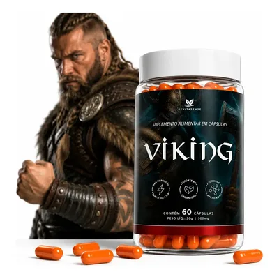 Revitasense Viking Cápsulas Com Guaraná E Cafeína