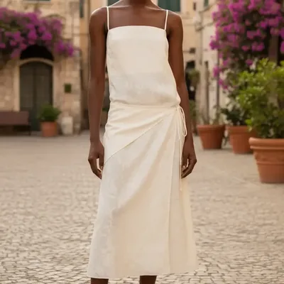 Vestido Farm Rio Alcinhas Jacquard