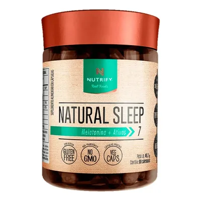 Vitamina Natural Sleep Nutrify 60 Cápsulas