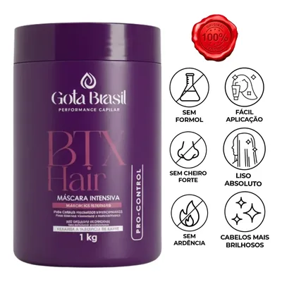 Btx Organico Sem Formol 1kg Gota Brasil