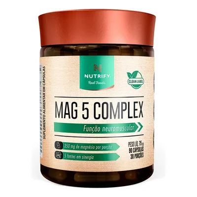 Complexo Vitaminico Mag 5 Complex Nutrify 90 Cápsulas