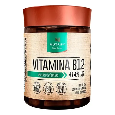 Vitamina B12 Nutrify 60 Cápsulas - Tamanho 60 Cápsulas