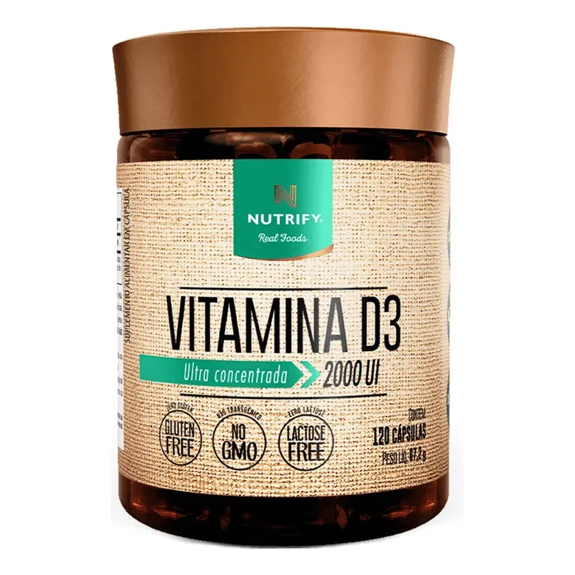 Nutrify Vitamina D3 2.000 Ui - 120 Cáps