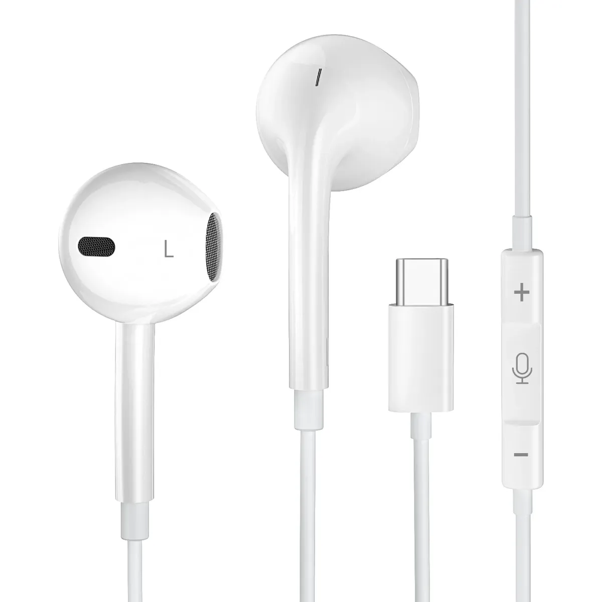 Fone De Ouvido Inova Tipo C Com Microfone Para Samsung