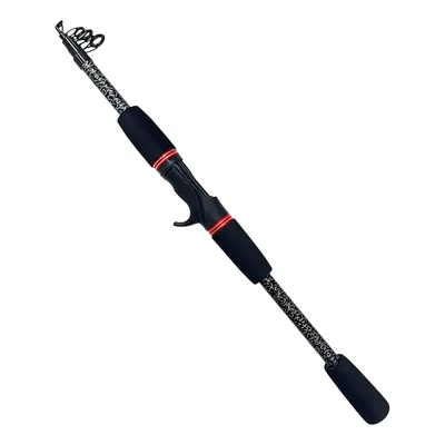 Vara De Pesca De 2,1 M, 80 Lb, Preta, Alça Lateral