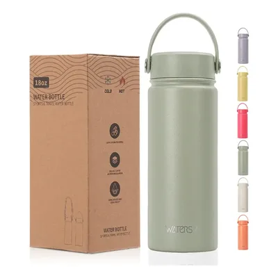 Garrafa Térmica Inox 532ml Parede Dupla Gelada 24h Com Alça