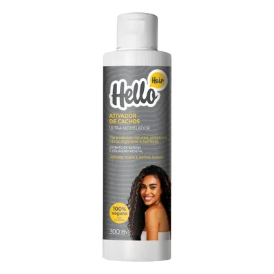 Ativador De Cachos Ultra Modelador Hello Hair 300ml