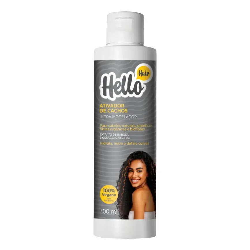 Ativador De Cachos Ultra Modelador Hello Hair 300ml