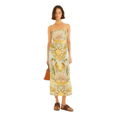 Vestido Farm Rio Jardim De Mar